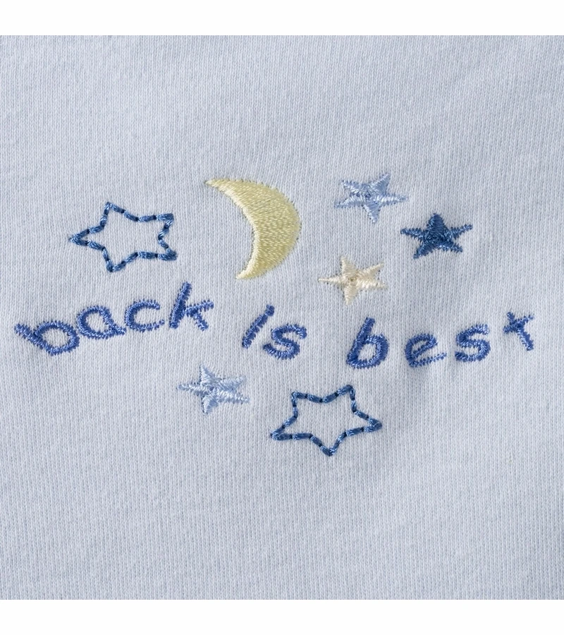 HALO SleepSack Swaddle, Baby Blue, Newborn 4 HALO SleepSack Swaddle, Baby Blue, Newborn - Image 4