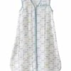 HALO SleepSack Wearable Blanket, Muslin, Gator Plaid, Small