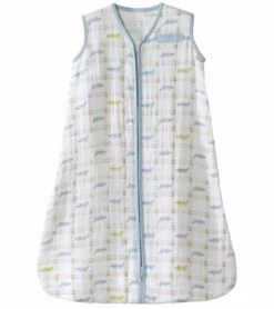 HALO SleepSack Wearable Blanket, Muslin, Gator Plaid, Small