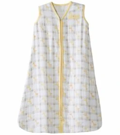 HALO SleepSack Wearable Blanket, Muslin, Giraffe Plaid, Small