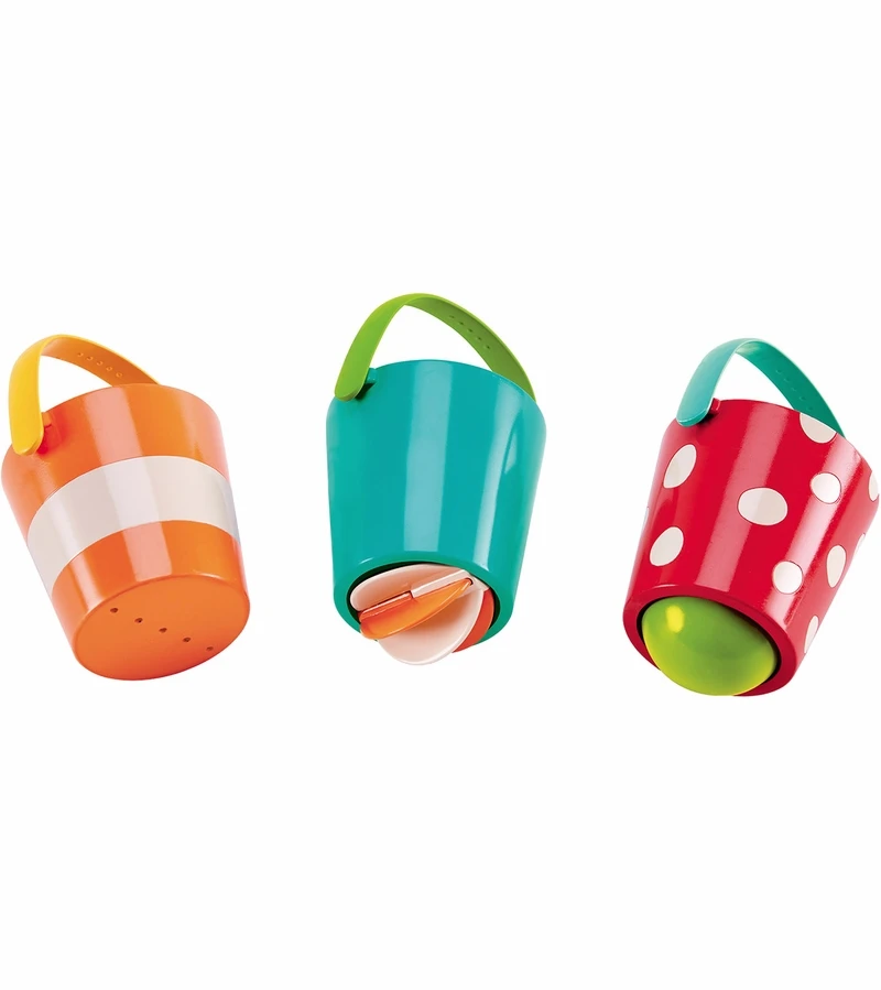 Hape Happy Buckets Set Bath Toy 1 Hape Happy Buckets Set Bath Toy