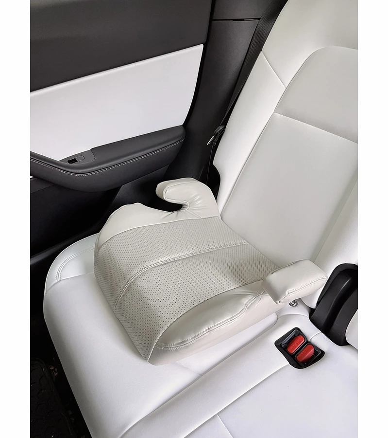 HideandSeat Backless Booster Seat - White 3 HideandSeat Backless Booster Seat - White - Image 3