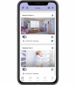 Hubble Connected Nursery Pal Cloud Twin Smart Baby Monitor With Night Light -Britax || Little Unicorn || Graco Shop hubble connected nursery pal cloud twin smart baby monitor with night light 156