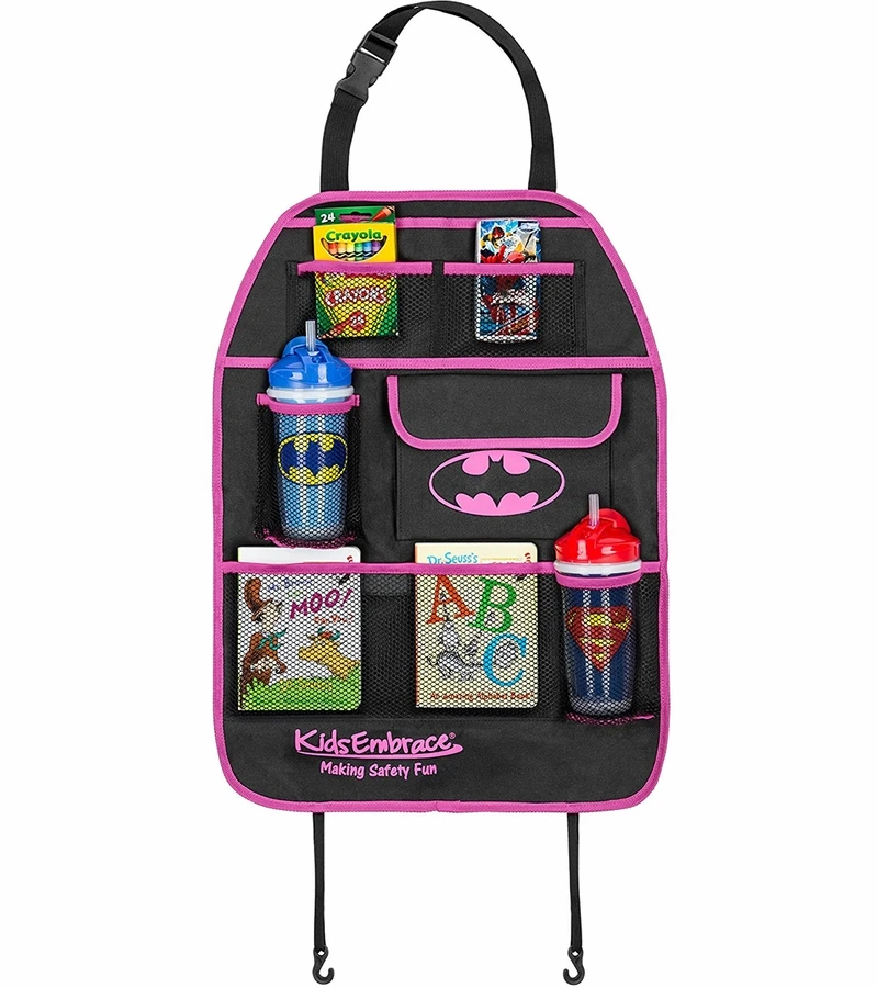 KidsEmbrace Deluxe Back Seat Organizer - Batgirl 2 KidsEmbrace Deluxe Back Seat Organizer - Batgirl - Image 2