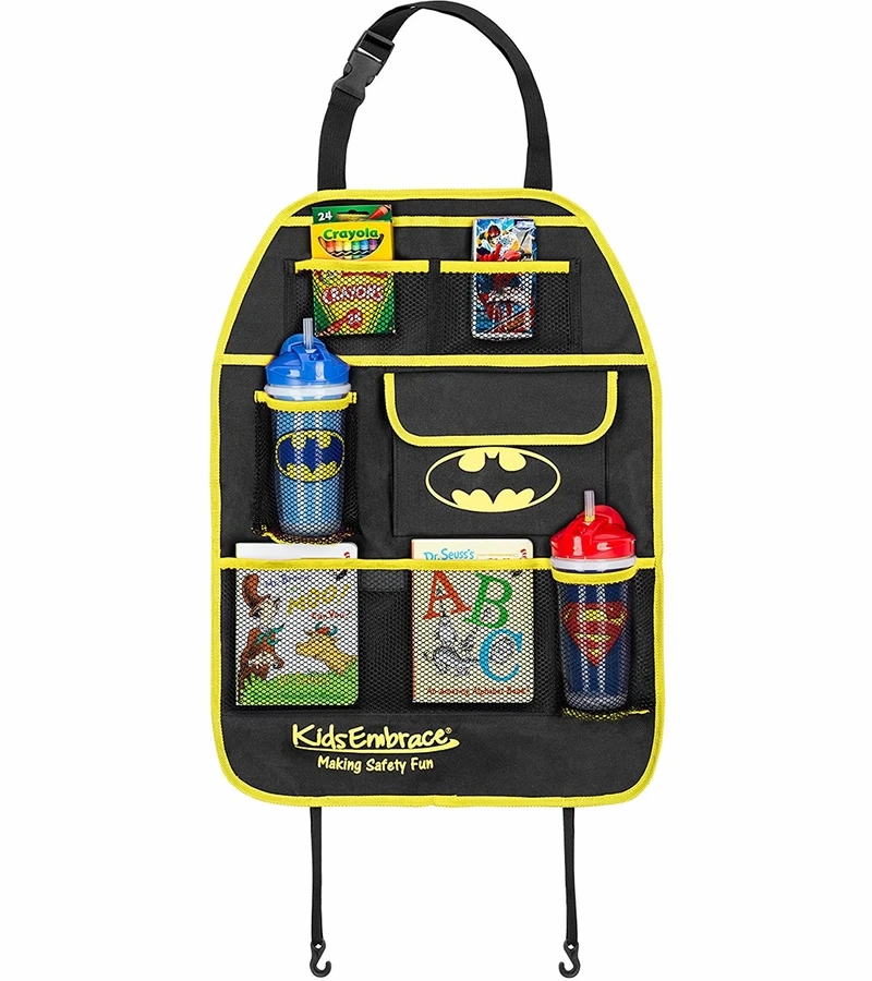 KidsEmbrace Deluxe Back Seat Organizer - Batman 2 KidsEmbrace Deluxe Back Seat Organizer - Batman - Image 2