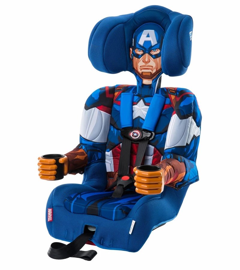 KidsEmbrace Harness Booster Car Seat - Captain America 2 KidsEmbrace Harness Booster Car Seat - Captain America - Image 2
