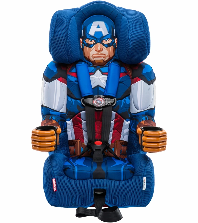 KidsEmbrace Harness Booster Car Seat - Captain America 3 KidsEmbrace Harness Booster Car Seat - Captain America - Image 3