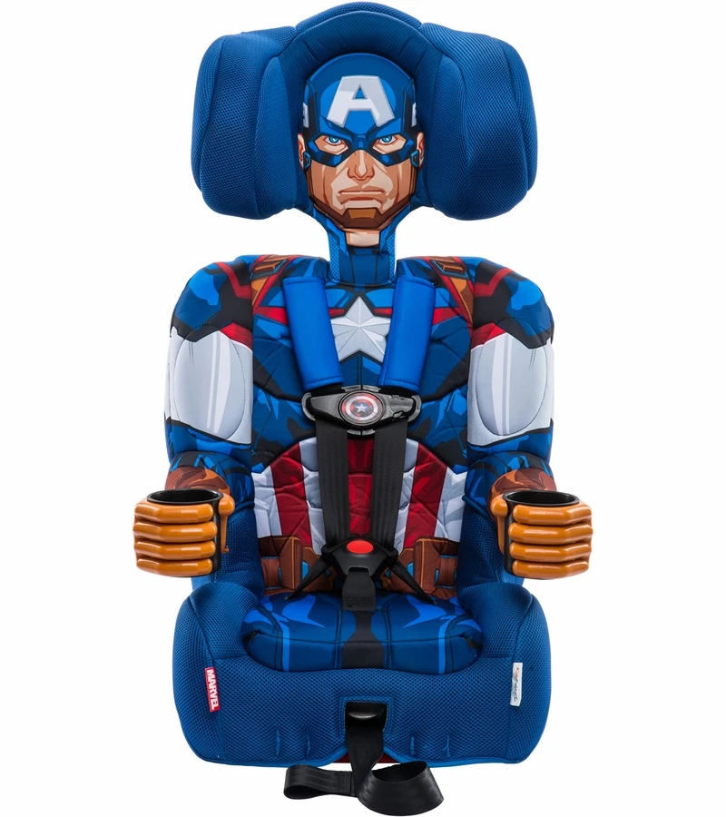 KidsEmbrace Harness Booster Car Seat - Captain America 5 KidsEmbrace Harness Booster Car Seat - Captain America - Image 5