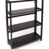 Lipper International Kids 3-Shelf Folding Bookcase - Espresso