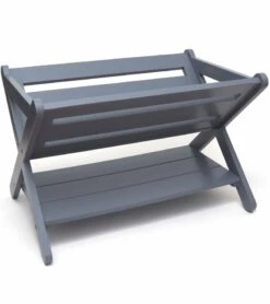 Lipper International Kids' Book Caddy With Shelf - Grey