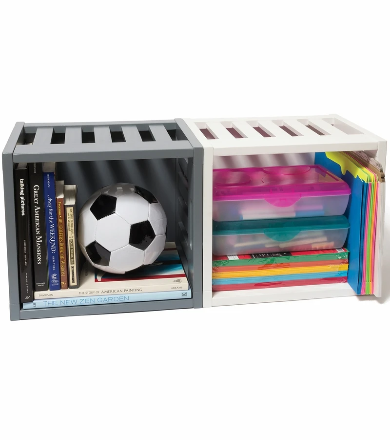 Lipper International Wooden Storage Crate - White 4 Lipper International Wooden Storage Crate - White - Image 4