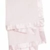Little Giraffe Velvet Deluxe Baby Blanket - Pink
