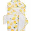 Little Unicorn Cotton Hooded Towel & Washcloth - Lemon
