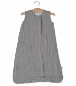 Little Unicorn Cotton Muslin Sleep Bag Small - Nickel