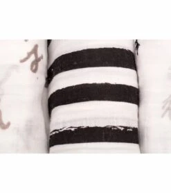 Little Unicorn Cotton Muslin Swaddle 3-Pack - Black & White -Britax || Little Unicorn || Graco Shop little unicorn cotton muslin swaddle 3 pack black white 239