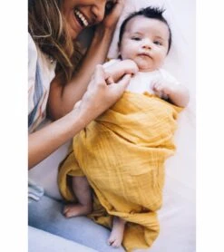 Little Unicorn Cotton Muslin Swaddle 3 Pack - Mustard Set -Britax || Little Unicorn || Graco Shop little unicorn cotton muslin swaddle 3 pack mustard set 135