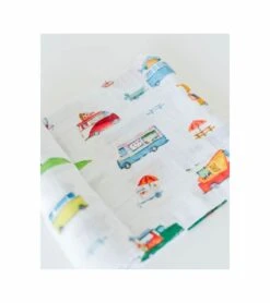 Little Unicorn Cotton Muslin Swaddle - Food Truck 8 Little Unicorn Cotton Muslin Swaddle - Food Truck -Britax || Little Unicorn || Graco Shop little unicorn cotton muslin swaddle food truck 234