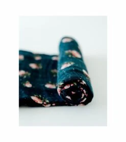 Little Unicorn Cotton Muslin Swaddle - Midnight Rose -Britax || Little Unicorn || Graco Shop little unicorn cotton muslin swaddle midnight rose 251