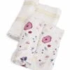 Little Unicorn Deluxe Muslin Swaddle, 2 Pack - Fairy Garden