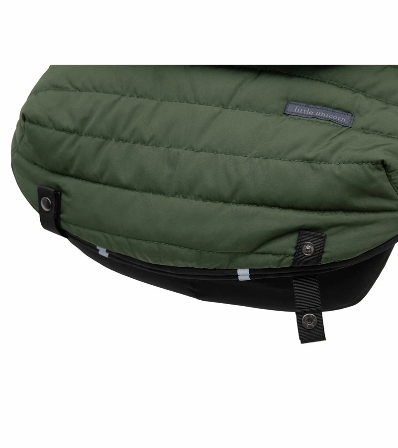 Little Unicorn Infant Car Seat Footmuff - Dark Green 3 Little Unicorn Infant Car Seat Footmuff - Dark Green - Image 3