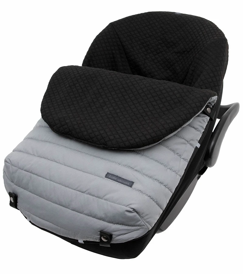 Little Unicorn Infant Car Seat Footmuff - Grey 1 Little Unicorn Infant Car Seat Footmuff - Grey