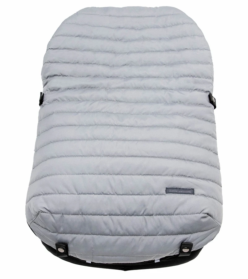 Little Unicorn Infant Car Seat Footmuff - Grey 2 Little Unicorn Infant Car Seat Footmuff - Grey - Image 2