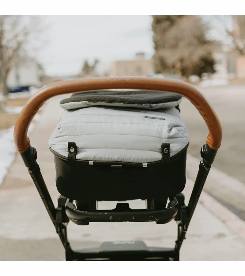 Little Unicorn Infant Car Seat Footmuff - Grey 4 Little Unicorn Infant Car Seat Footmuff - Grey - Image 4