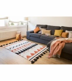 Lorena Canals Azteca Rug - Natural/Terracota (4' 8" X 6' 7") -Britax || Little Unicorn || Graco Shop lorena canals azteca rug natural terracota 4 8 x 6 7 247