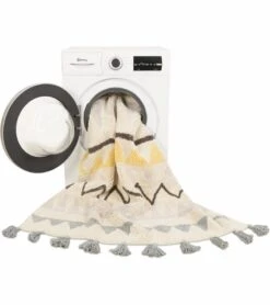 Lorena Canals Azteca Rug - Natural/Vintage Blue (4' 8" X 6' 7") -Britax || Little Unicorn || Graco Shop lorena canals azteca rug natural vintage blue 4 8 x 6 7 246