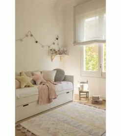 Lorena Canals Azteca Rug - Natural/Vintage Nude (4' X 5' 3") -Britax || Little Unicorn || Graco Shop lorena canals azteca rug natural vintage nude 4 x 5 3 147