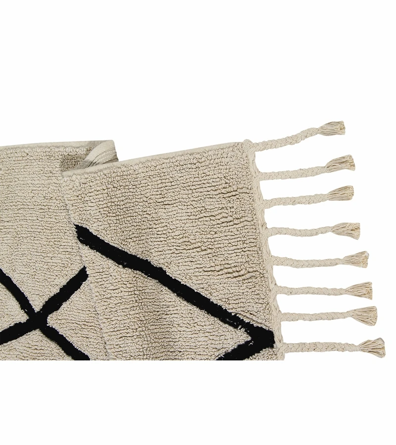 Lorena Canals Bereber Rug - Beige (4' 8" X 6' 7") 2 Lorena Canals Bereber Rug - Beige (4' 8" X 6' 7") - Image 2