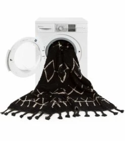 Lorena Canals Bereber Rug - Black (4' 8" X 6' 7") -Britax || Little Unicorn || Graco Shop lorena canals bereber rug black 4 8 x 6 7 246