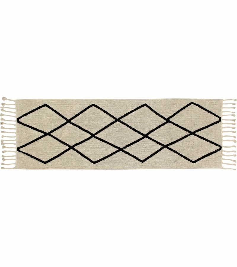 Lorena Canals Bereber Runner - Beige (2' 6" X 7' 6") 1 Lorena Canals Bereber Runner - Beige (2' 6" X 7' 6")