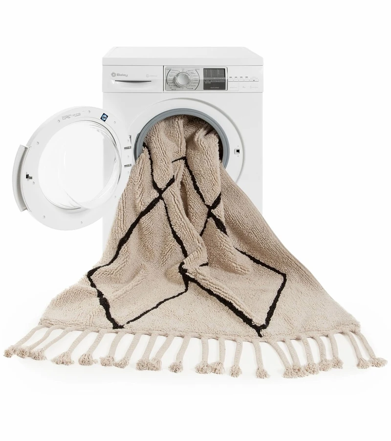 Lorena Canals Bereber Runner - Beige (2' 6" X 7' 6") 6 Lorena Canals Bereber Runner - Beige (2' 6" X 7' 6") - Image 6