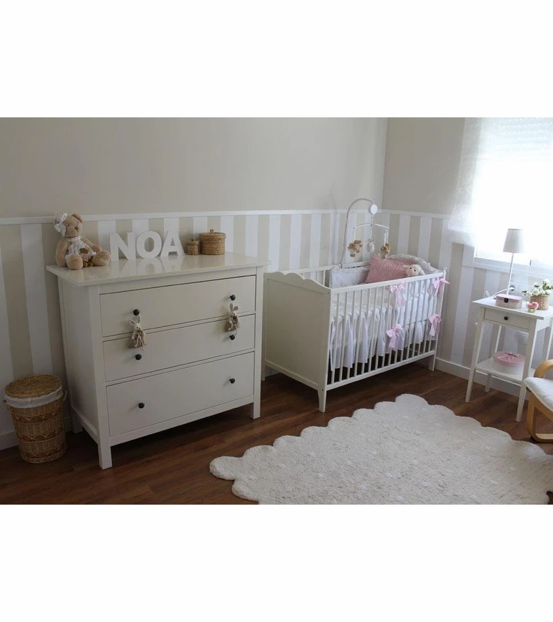 Lorena Canals Biscuit Rug - Beige (4' X 5' 3") 4 Lorena Canals Biscuit Rug - Beige (4' X 5' 3") - Image 4