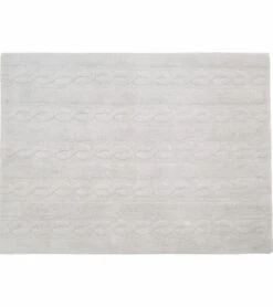 Lorena Canals Braids Rug - Pearl Grey (4' X 5' 3")