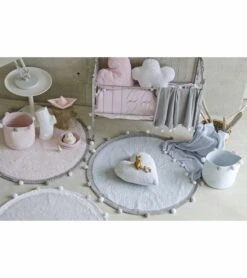 Lorena Canals Bubbly Basket - Blue -Britax || Little Unicorn || Graco Shop lorena canals bubbly basket blue 191