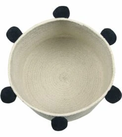 Lorena Canals Bubbly Basket - Natural/Black -Britax || Little Unicorn || Graco Shop lorena canals bubbly basket natural black 190