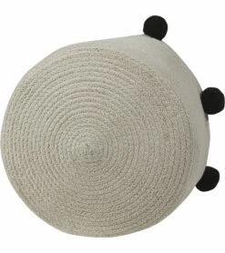 Lorena Canals Bubbly Basket - Natural/Black -Britax || Little Unicorn || Graco Shop lorena canals bubbly basket natural black 191