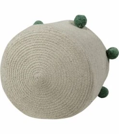 Lorena Canals Bubbly Basket - Natural/Green -Britax || Little Unicorn || Graco Shop lorena canals bubbly basket natural green 170