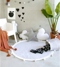 Lorena Canals Bubbly Rug - Light Grey (4') -Britax || Little Unicorn || Graco Shop lorena canals bubbly rug light grey 4 214