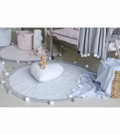 Lorena Canals Bubbly Rug - Soft Blue (4') -Britax || Little Unicorn || Graco Shop lorena canals bubbly rug soft blue 4 173