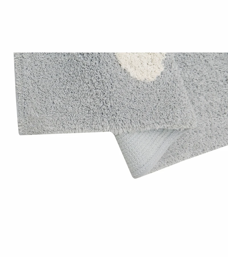 Lorena Canals Clouds Rug - Grey (4' X 5' 3") 2 Lorena Canals Clouds Rug - Grey (4' X 5' 3") - Image 2