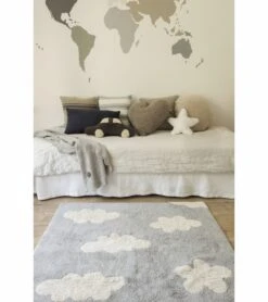 Lorena Canals Clouds Rug - Grey (4' X 5' 3") 8 Lorena Canals Clouds Rug - Grey (4' X 5' 3") -Britax || Little Unicorn || Graco Shop lorena canals clouds rug grey 4 x 5 3 172