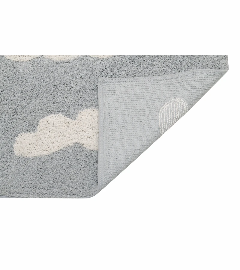Lorena Canals Clouds Rug - Grey (4' X 5' 3") 5 Lorena Canals Clouds Rug - Grey (4' X 5' 3") - Image 5