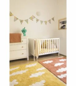 Lorena Canals Clouds Rug - Mustard (4' X 5' 3") -Britax || Little Unicorn || Graco Shop lorena canals clouds rug mustard 4 x 5 3 179