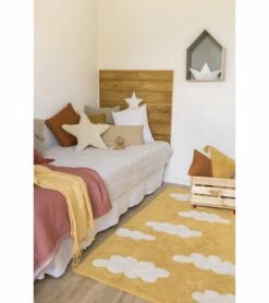 Lorena Canals Clouds Rug - Mustard (4' X 5' 3") -Britax || Little Unicorn || Graco Shop lorena canals clouds rug mustard 4 x 5 3 180