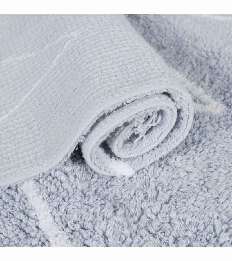 Lorena Canals Hippy Rug - Soft Blue (4' X 5' 3") 2 Lorena Canals Hippy Rug - Soft Blue (4' X 5' 3") - Image 2