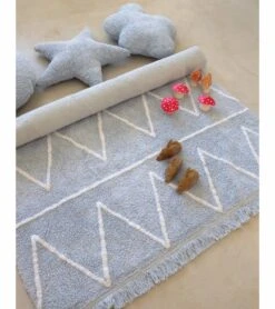 Lorena Canals Hippy Rug - Soft Blue (4' X 5' 3") 8 Lorena Canals Hippy Rug - Soft Blue (4' X 5' 3") -Britax || Little Unicorn || Graco Shop lorena canals hippy rug soft blue 4 x 5 3 220
