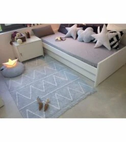 Lorena Canals Hippy Rug - Soft Blue (4' X 5' 3") 9 Lorena Canals Hippy Rug - Soft Blue (4' X 5' 3") -Britax || Little Unicorn || Graco Shop lorena canals hippy rug soft blue 4 x 5 3 221